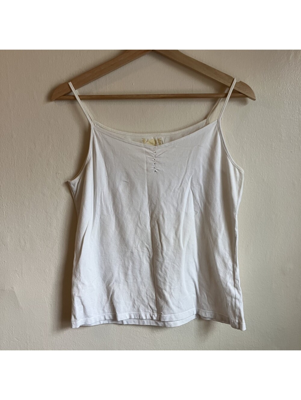 Vintage 90s Y2K Sweetheart Cami Tank Top Boho Romantic Fairy Layering Large